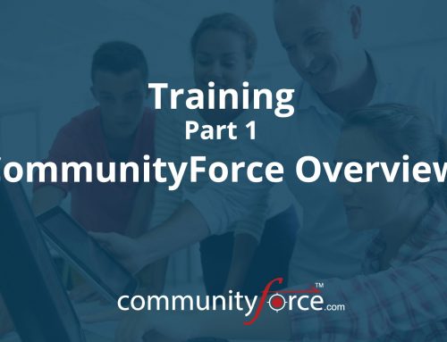 LF1 Training Part 1: CommunityForce Overview