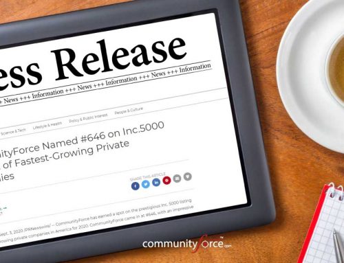 Press Release: CommunityForce named to Inc.5000 list for 2020